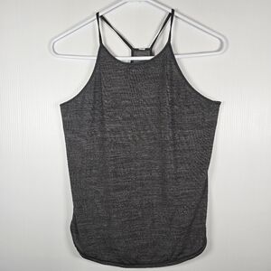 LULULEMON Tank Top Size 6 Spaghetti Strap Gray Running Yoga Athletic Gym No Tag